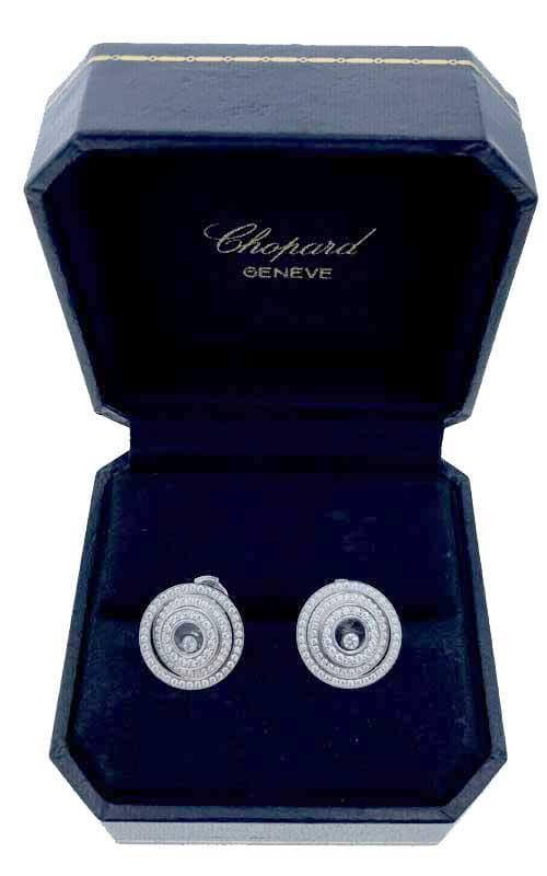 Chopard Happy Hearts 18K Rose Gold Onyx & Diamond Earrings | Heart shaped  diamond, Chopard earrings, Diamond earrings
